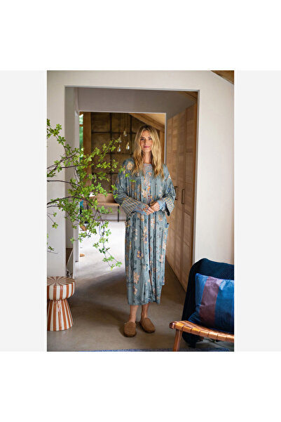 Pip Studio Noa Mavi Viscose Kimono
