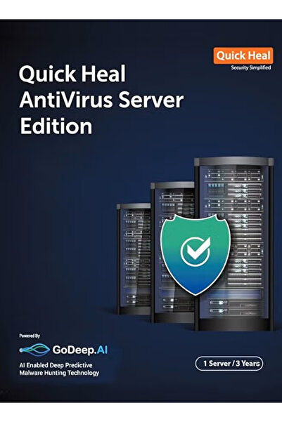 Quick Heal خادم لجهاز واحد لمدة 3 سنوات | ويندوز سيرفر | اشتراك رقمي | توصيل ...