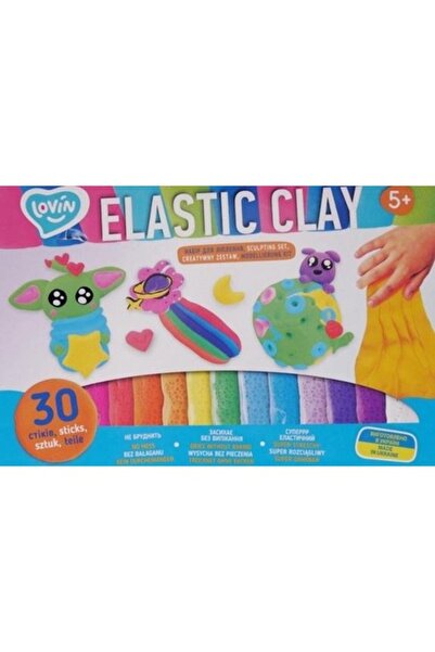 Lovin Pastă de modelat colorată, Lovin, 30 buc.