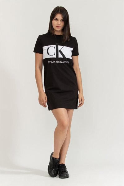Calvin Klein Blocking Kadın Bisiklet Yaka T-Shirt