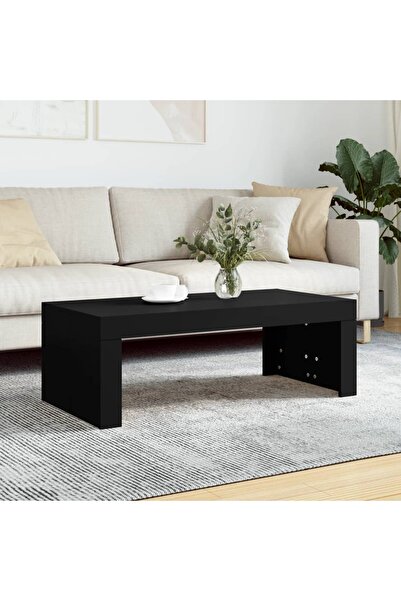 vidaxl Coffee Table Black 102x50x36 cm Engineered Wood