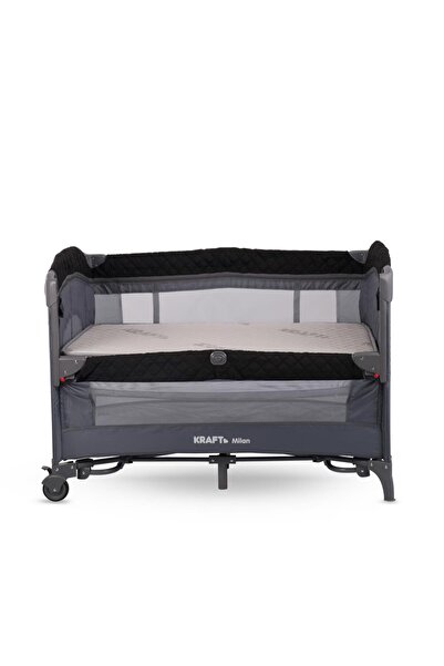 Kraft Milan Anne Yanı Oyun Parkı 70x110 cm Siyah