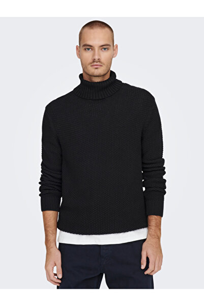 Only & Sons Tricotat cu gât înalt pentru bărbați Onstuck 7 OS22022595-3960029
