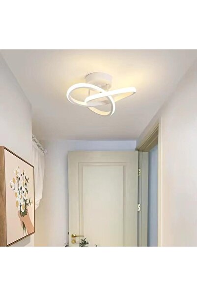 RFAN Candelabru LED, Model R9152/1WH, 3 tipuri de lumină, 33W, Alb