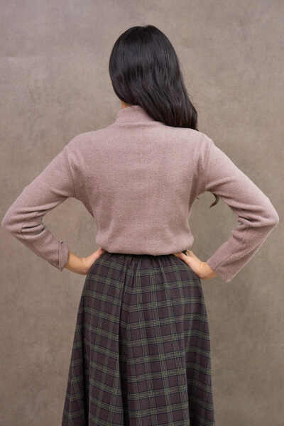 KÜÇÜĞÜM BUTİK Beige High-Necked Badi