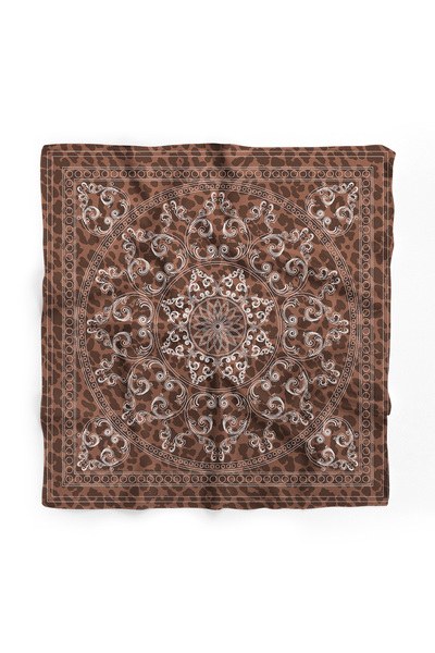 D scarf Bandana pentru femei cu model leopard