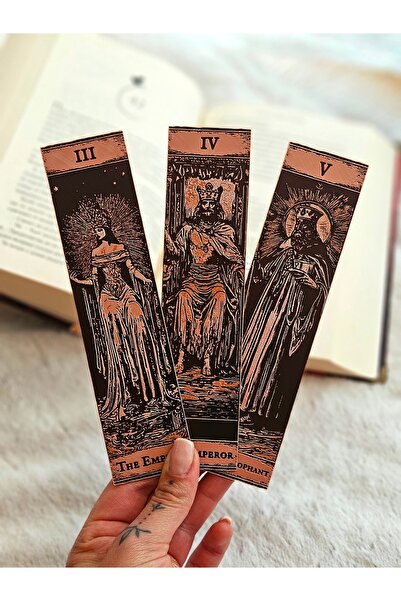 Anka Atolye 3'lü Set Tarot Kartları Temalı Kitap Ayracı - Mistisizm ve İçsel ...
