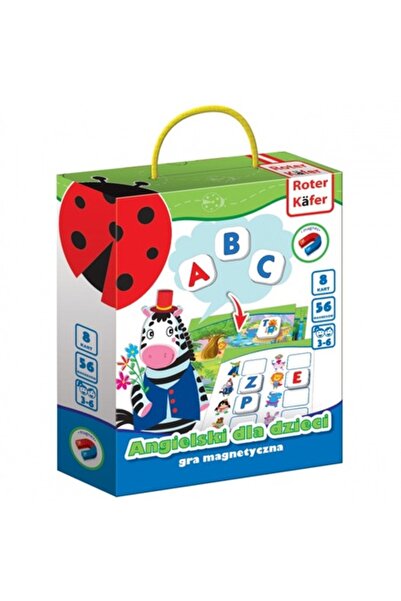 Roter Kafer Joc educațional magnetic - învață alfabetul englezesc, multicolor...