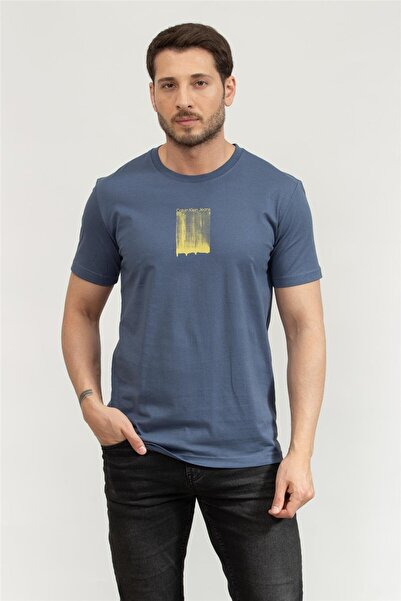 Calvin Klein Erkek Bisiklet Yaka T-Shirt