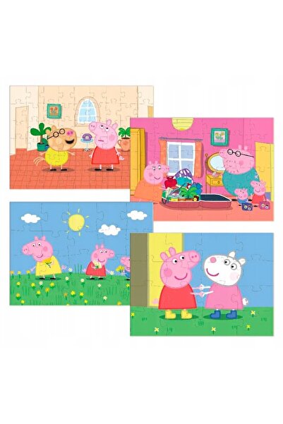 Dodo Peppa Pig Family 4-in-1 Puzzle Set, 16-54 pieces, 21x15 cm, multicolor