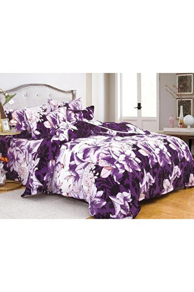 Talis Lenjerie de Pat Cocolino cu elastic 180x200 cm, Lillyac 6 Piese