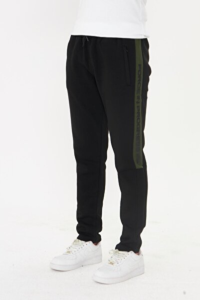 Marco Ferry Ανδρικό χειμερινό παντελόνι 3 νήματα μαύρο 5457-S