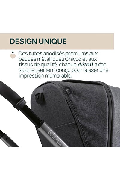 Chicco Bellagio Stroller 0m-4y (0-22kg), Lunar Rock