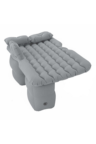 Ella Home Saltea gonflabilă auto pentru bancheta din spate gri 130×80×12cm