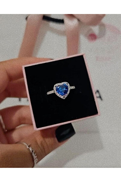 ElectraStore Inel Strălucitor Pandora Style Blue Saphire - C4069