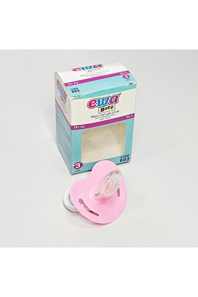 ÜNSA Anahtar 2'li Bebek Emzik Damaklı Silikon Emzik 18+ Ay Ewa Baby 3 No Emzi...