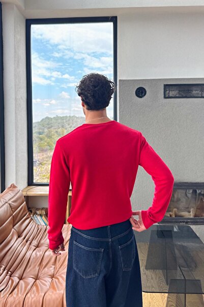 Flaw Wear Snap Fastener Oversized Long Sleeve T-Shirt