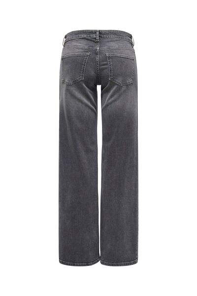ONLY Petite Jeans mit weitem Bein ONLJULLES Niedrige Taille Gerade geschnitten Jeans