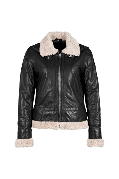 mauritius Cojoc de Piele Dama Negru GWPhilina