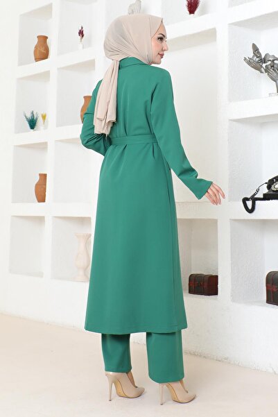 Missvalle Zipper Detailed Suit Emerald 19201