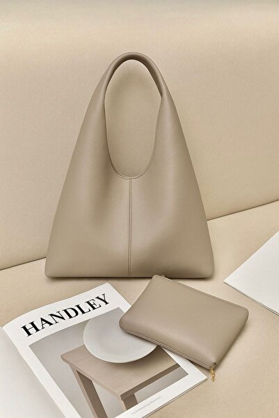 Handley مجموعة حقيبة هوبو ومحفظة من الجلد الناعم