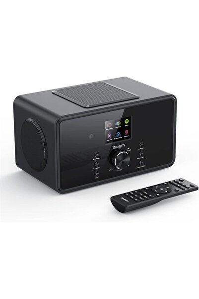 MAJORITY Radio internet global Bluetooth DAB+, 2.1, cu subwoofer, 100 W, radio FM, Spotify, telecomandă