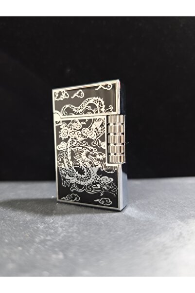 enyatakı Yandan çarklı Dupont modeli ejderha temalı gazlı kaliteli tarz çakmak