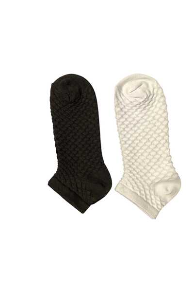 Gezen Çorap Embossed Pattern Booties Socks High Quality Flexible Non-Crushing Rubber Cotton Soft Moa01