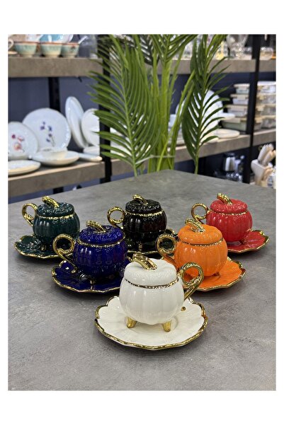 Doğudeko Lavin Lüx 6 Lı Kabak Fincan Takımı