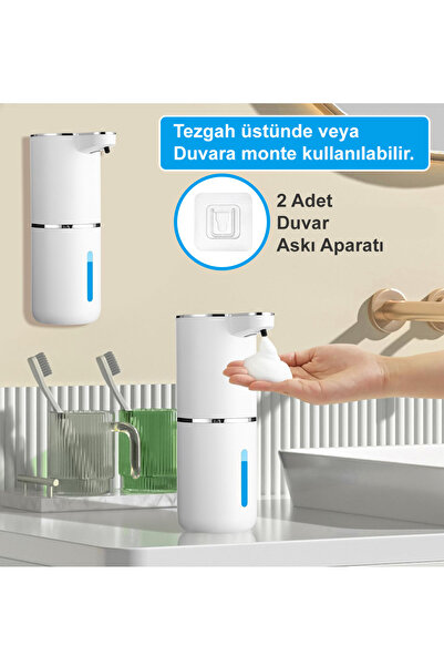 Greentech Sensörlü USB Şarjlı Köpük Sabunluk / GT-SD03