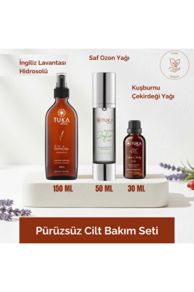TUKA NATURAL Cilt Yenileyici ve Gözenek Sıkılaştırıcı Doğal Bakım Seti 1