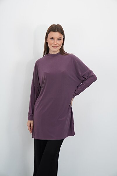 penyebizden Tesettür Extra Uzun Tunik-Gül Kurusu