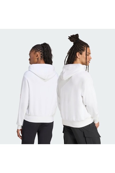 adidas Terrex Snow Adventure Baskılı Kapüşonlu Unisex Sweatshirt JM6364