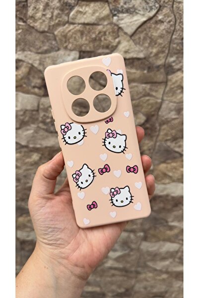 Vip Case Xiaomi Redmi Note 14 Pro 4G Uyumlu Hello Kity Silikon Darbe Emici Klasik Korumalı Rubber Kılıf