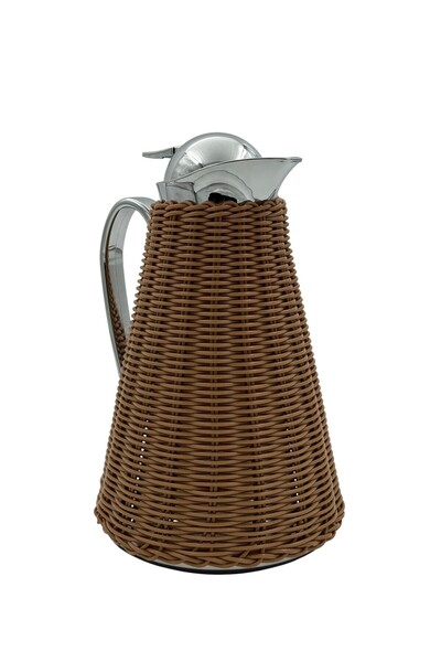 B&D B&D Vaccum Flask 1L , Silver & Beige