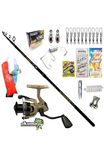 Okuma Outrax 6000 360cm 50-150gr Oslo North Star Profesyonel Kıyı Olta Takımı Seti