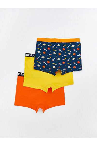 LC Waikiki Vizyon New Season Printed Boys' Boxer 3-Piece Set