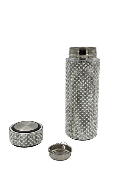 B&D B&D Vaccum Bottle with Decorative Design 300ml , Silver