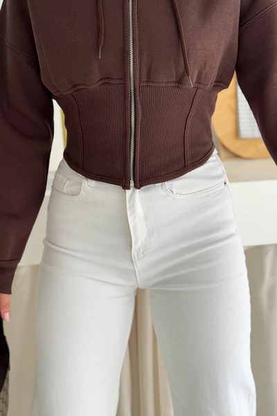 cemo Women's Black Zippered Hoodie Sweat – with a Minimal Street Spirit