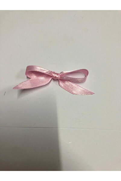 Organizasyon Pazarı Pink Premium Bow Satin Ribbon 10mm 50 Pieces Balloon Decoration Gift Ornament Cake Decoration Bundle Dowry