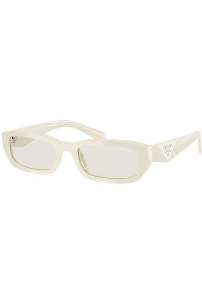 Prada PR B06S (26A40I) 53 | Unisex Beyaz Güneş Gözlüğü