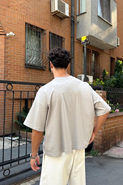 Flaw Wear Crop Fit Basic Ice Gray T-Shirt