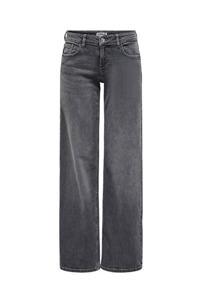 ONLY Tall Jeans mit weitem Bein ONLJULLES Niedrige Taille Gerade geschnitten Jeans