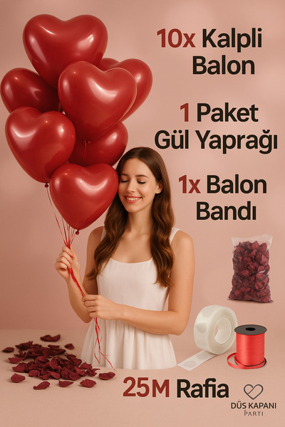 düskapanıparti Sevgililer Doğum Günü Yıl Dönümü Evlilik Teklifi Süs Malzemesi...