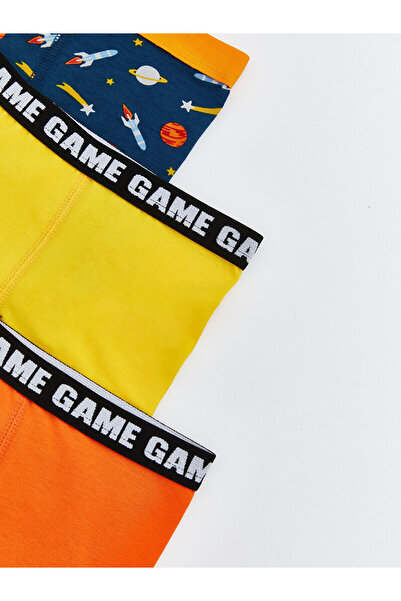 LC Waikiki Vizyon New Season Printed Boys' Boxer 3-Piece Set