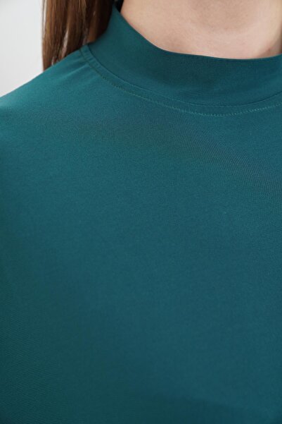 penyebizden Hijab Extra Long Tunic-Emerald Green