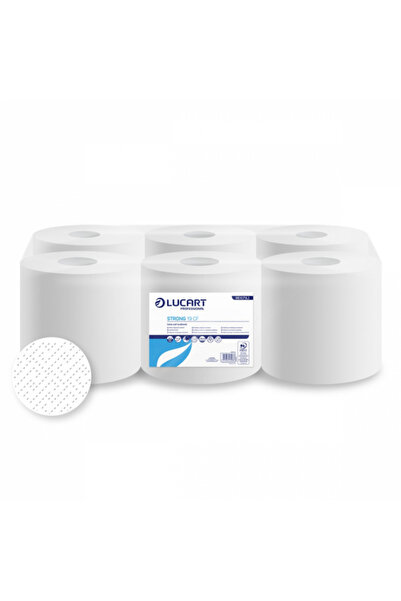 Lucart Prosoape de hârtie rezistente 19 CF, 100 m, 6 role