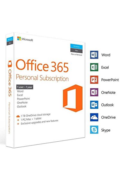 MICROSOFT Office 365 Personal 1 User PC/MAC