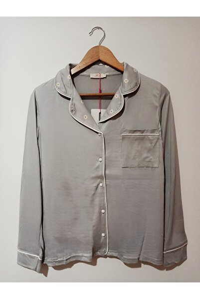 lull sleepwear Women's Long Sleeve Soft Button down Pajama Set