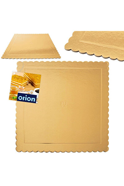 Orion Gold square cake board 34×34 cm